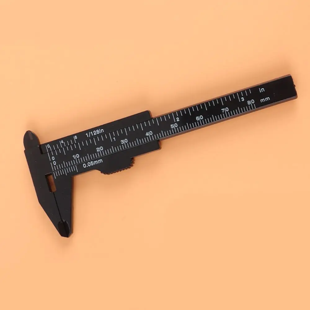 Top Trends: Tools Professional Portable Sliding Design Thrush Artifact Vernier Caliper Measurement Tools Eyebrow Measuring Ruler Shoppable Styles