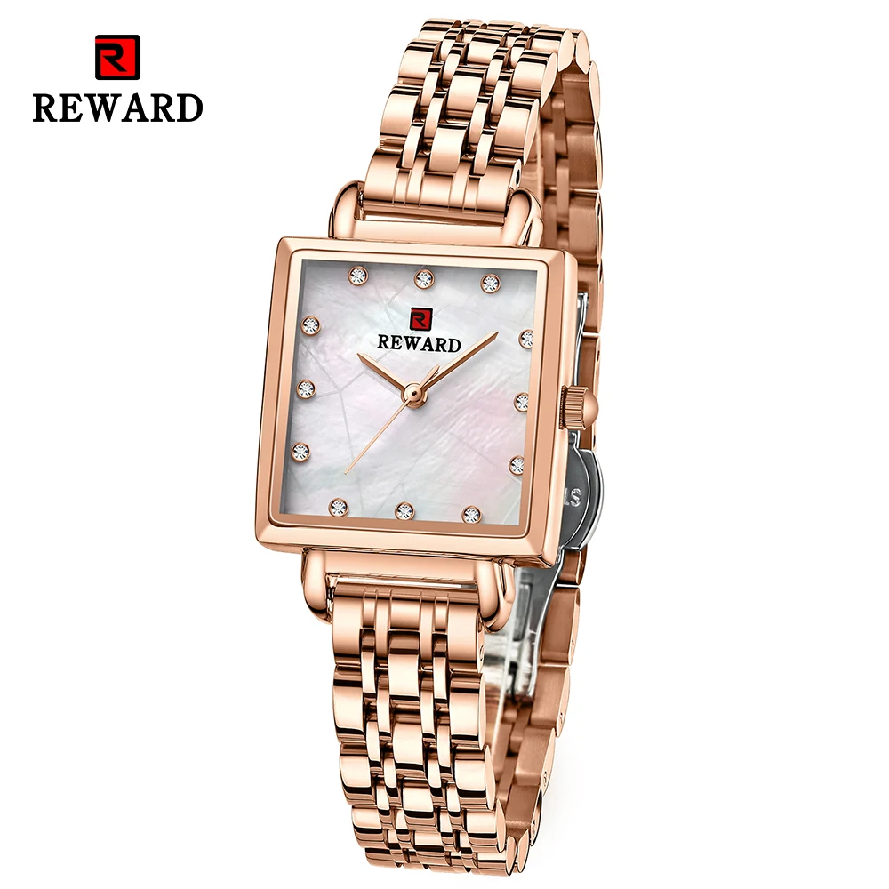 Top Trends: New Design REWARD Quartz Watch For Women Fashion Casual High Quality Wristwatches Female Stainless Steel Wrist Watches Shoppable Styles