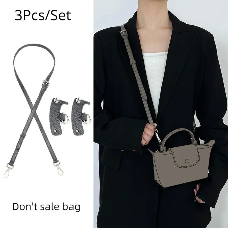 Top Trends: Bag Strap For Longchamp Mini Bags Genuine Leather Shoulder Strap Free Punching Modification Bag Strap Transformation Accessories Shoppable Styles