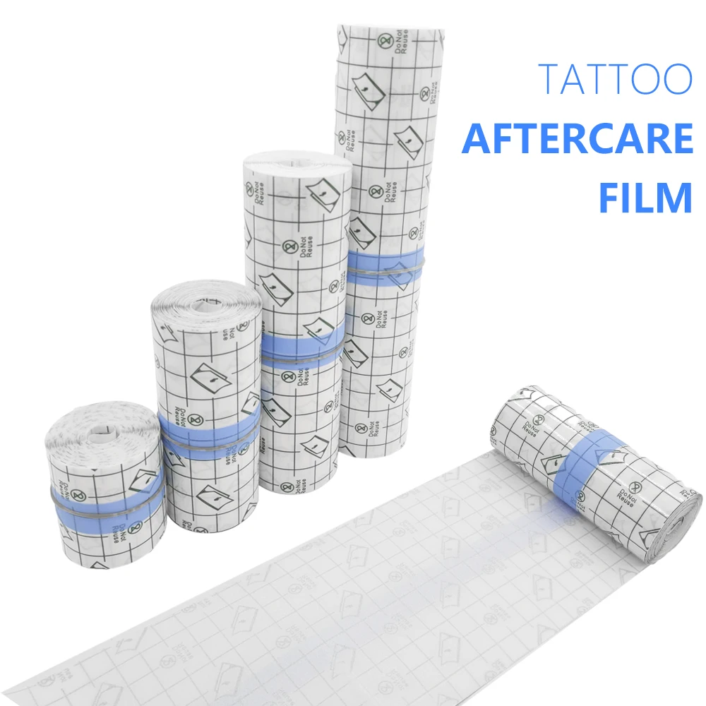 Top Trends: 5M Tattoo Transparent Elastic Adhesive Bandage Waterproof Tattoo Aftercare Dressing Tape PU Film Breathable Sticking Plaster Shoppable Styles