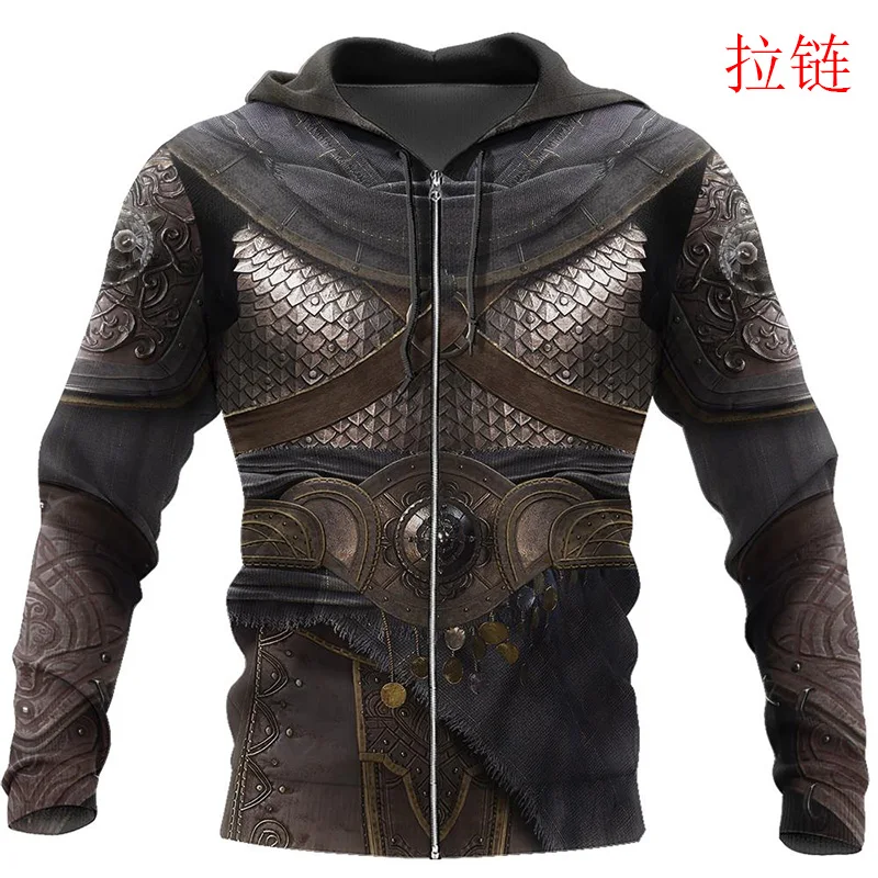 Top Trends: Knights Armor 3D All Over Printed Hoodie For Men / Women Harajuku Fashion Hooded Sweatshirt Cosplay Casual Jacket Pullover Shoppable Styles