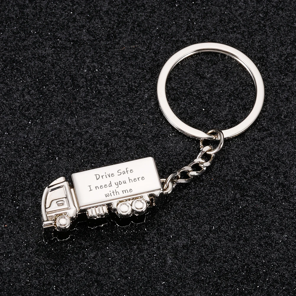 Top Trends: Drive Safe Daddy Fathers Day Gifts Truck Keychain Key Pendant Dad Birthday Key Chain For Daddy Step Dad Keyring Gift For Father Shoppable Styles