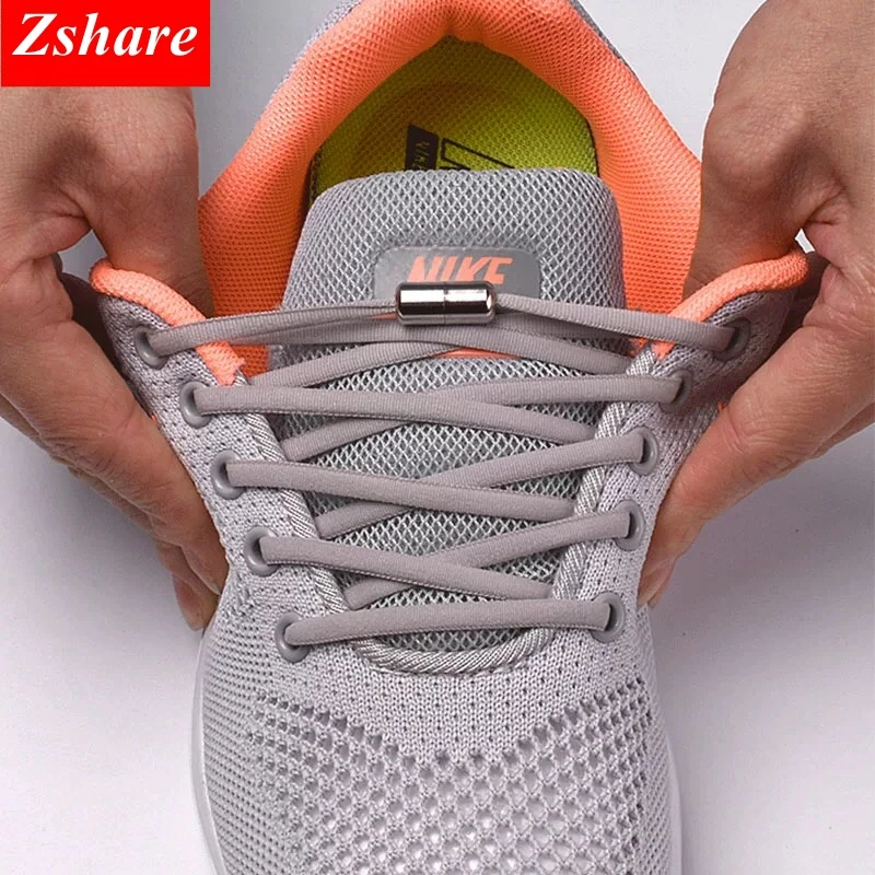 Top Trends: 1Pair No Tie Shoelaces Round Elastic Shoe Laces For Kids And Adult Sneakers Shoelace Quick Lazy Laces 21 Color Shoestrings Shoppable Styles