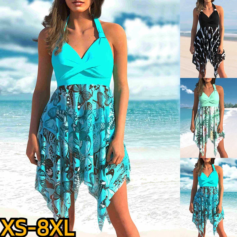 Top Trends: 2023 New Summer Female Monokini Ladies Sexy Tankini New Design Printing Beachwear Women's Fashion High Waist Swimsuit XS-8XL Shoppable Styles