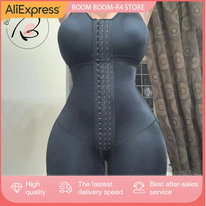 Top Trends: Open Bust Faja Bodysuit Invisible Booty Shaper Mid Length Slimming Lace Fajas Colombianas Post BBL Post Op Surgery Supplies Shoppable Styles