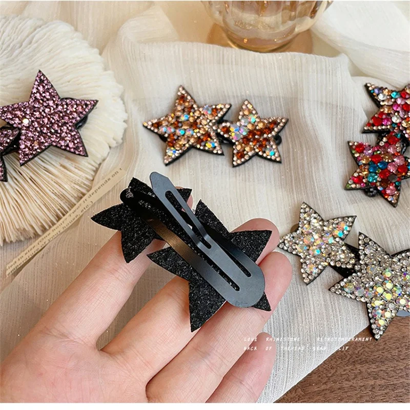 Top Trends: Korean Fashion Star Rhinestone Hairpins Women Girls Hair Clips Pins Barrettes Accessories Hairgrips Headdress Headwear Ornament Shoppable Styles - Image 6