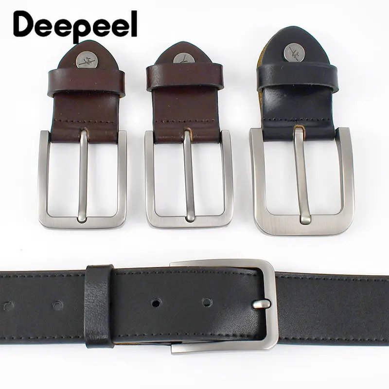 Top Trends: 1Pc Deepeel 34 / 39mm Men&#039;s Alloy Belt Head Waistband Buckels DIY Handmade Replacement Pin Buckle Belts Leather Craft Accessories Shoppable Styles