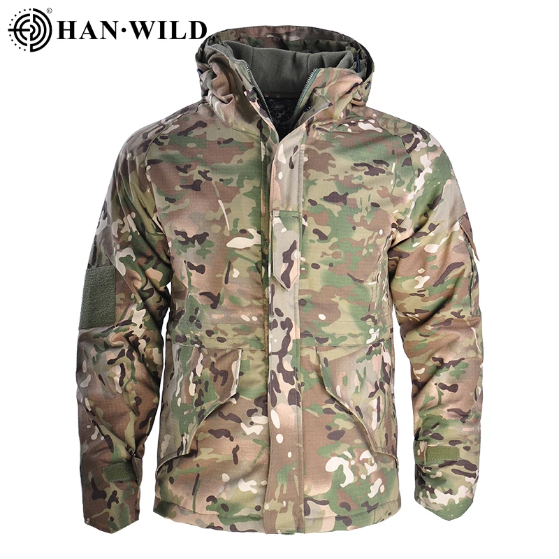 Top Trends: Multi Pocket Bomber Military Jacket Hunting Clothes Warm Hoody Combat Jacket Tactical Mens Fleece Men Windbreaker Coats Male Shoppable Styles