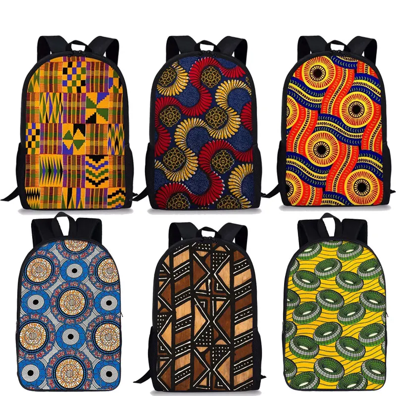 Top Trends: Latin America School Bags For Kids African Tradtional Printing Primary School Bag Children Shoulder Bagpack Girls Book Bag Shoppable Styles