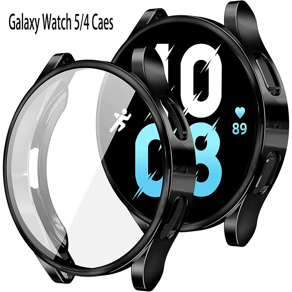 Top Trends: Case For Samsung Galaxy Watch 4 5 6 40mm 44mm Protector Cover Coverage Silicone TPU Bumper Screen Protection Full Accessories Shoppable Styles