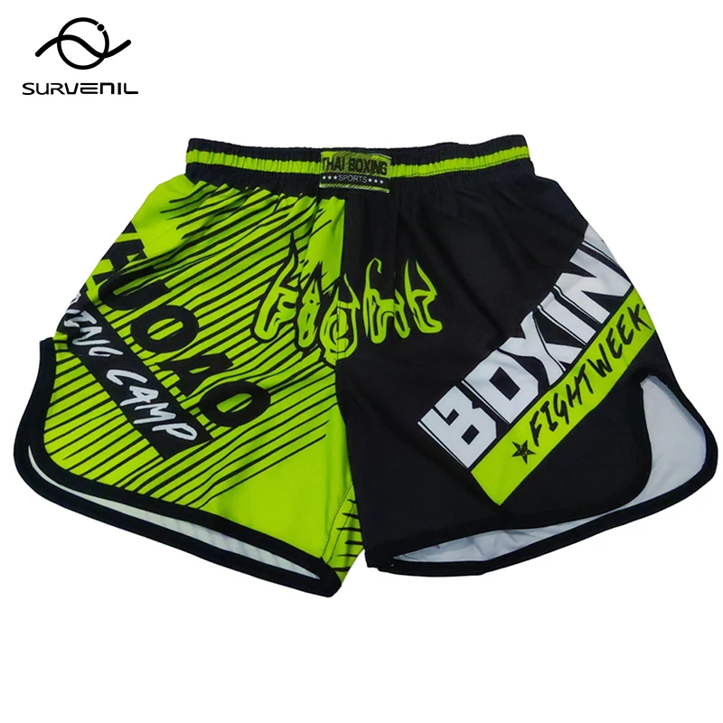 Top Trends: Thai Boxing Shorts Printing MMA Muay Thai Men's Shorts Cheap Sanda Kickboxing Pants Kids Women Martial Arts Grappling Fight Wear Shoppable Styles