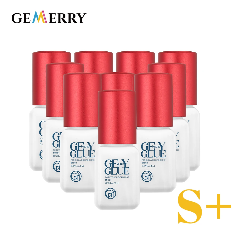 Top Trends: 10 Bottles Gemerry Glue Eyelash Extension Glue False Lash Strong Adhesives Retention 7 Week No Irritation Eyelash Glue Wholesale Shoppable Styles