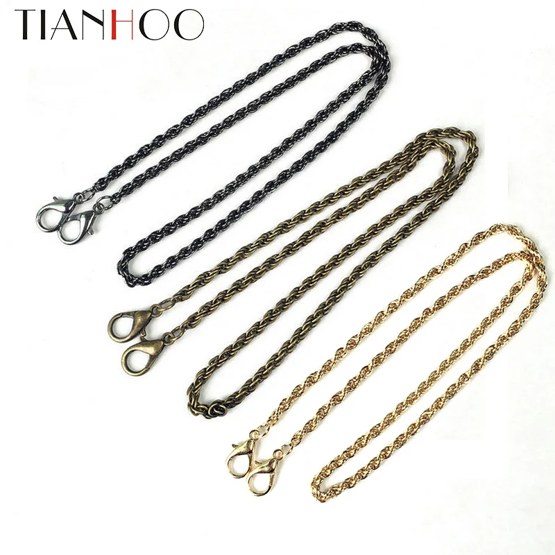 Top Trends: 120cm Metal Chain For Bags Accessories Twist Strap Replace DIY Women Shoulder Purse Parts Shoppable Styles