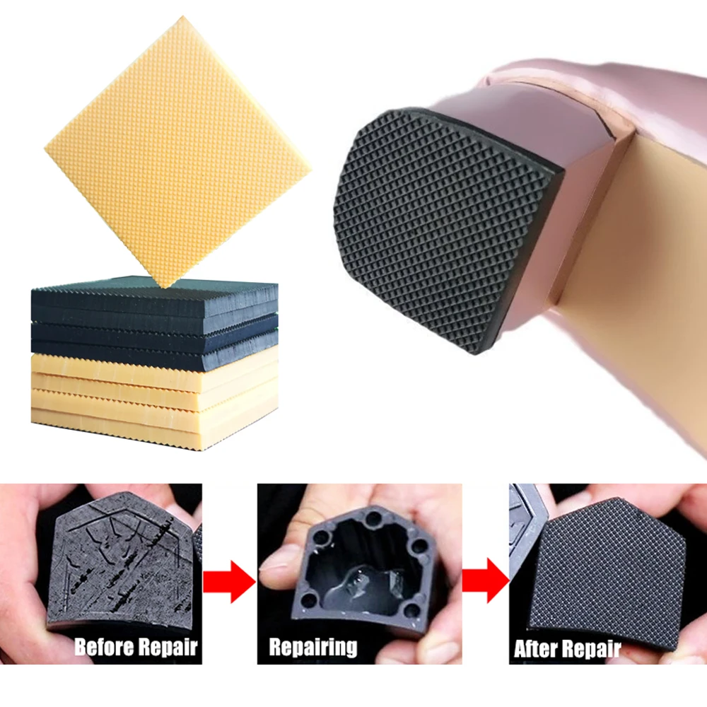 Top Trends: Rubber Sole Replacement Sheet For Shoes Repair Patch High Heels Sandals Outsole Insoles Non-Slip Shoe Sole Protector Heel Pads Shoppable Styles