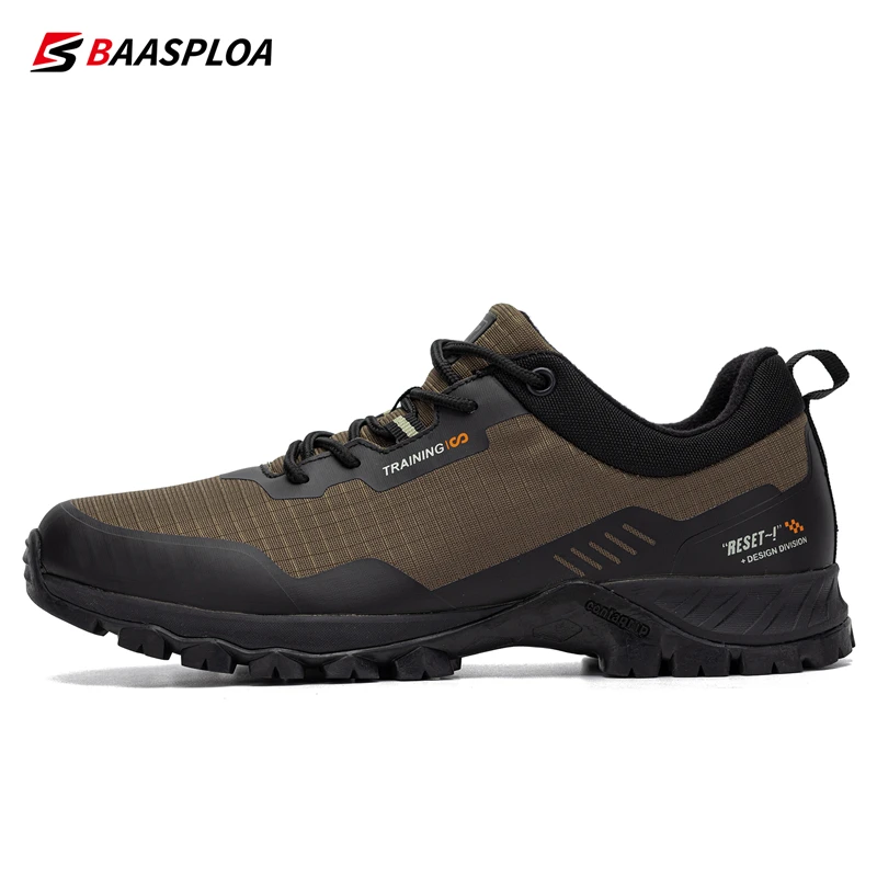 Top Trends: Baasploa New Man's Hiking Shoes Fashion Waterproof Male Outdoor Sneakers Comfortable Shoes Men Anti-Slip Wear-Resistant Footwear Shoppable Styles