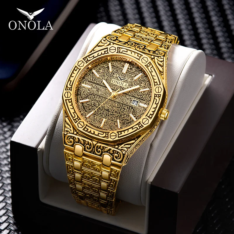 Top Trends: Brand Luxury Quartz Classic Watch Male Fashion Cusual Wrist Best Watch ONOLA Waterproof Vintage Simple Designer Men Watches Shoppable Styles