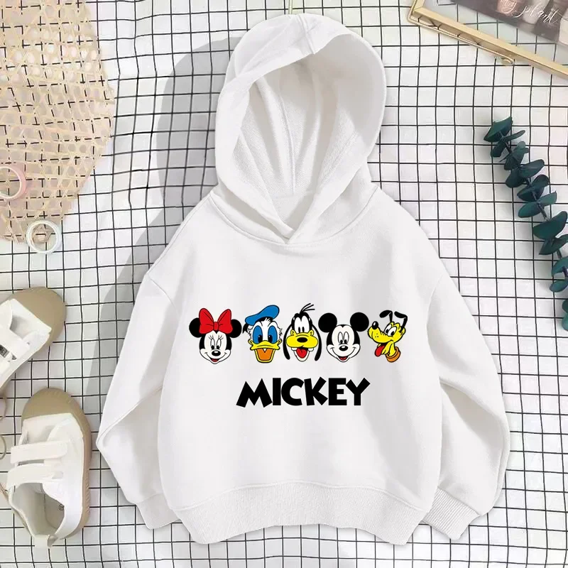 Top Trends: Girls Cartoon Hoodie Clothing Fall Boy Girl Baby Toddler Minnie Mickey Mouse Cute T-shirt Kids Long Sleeve Pure Cotton T-shirt Shoppable Styles - Image 4