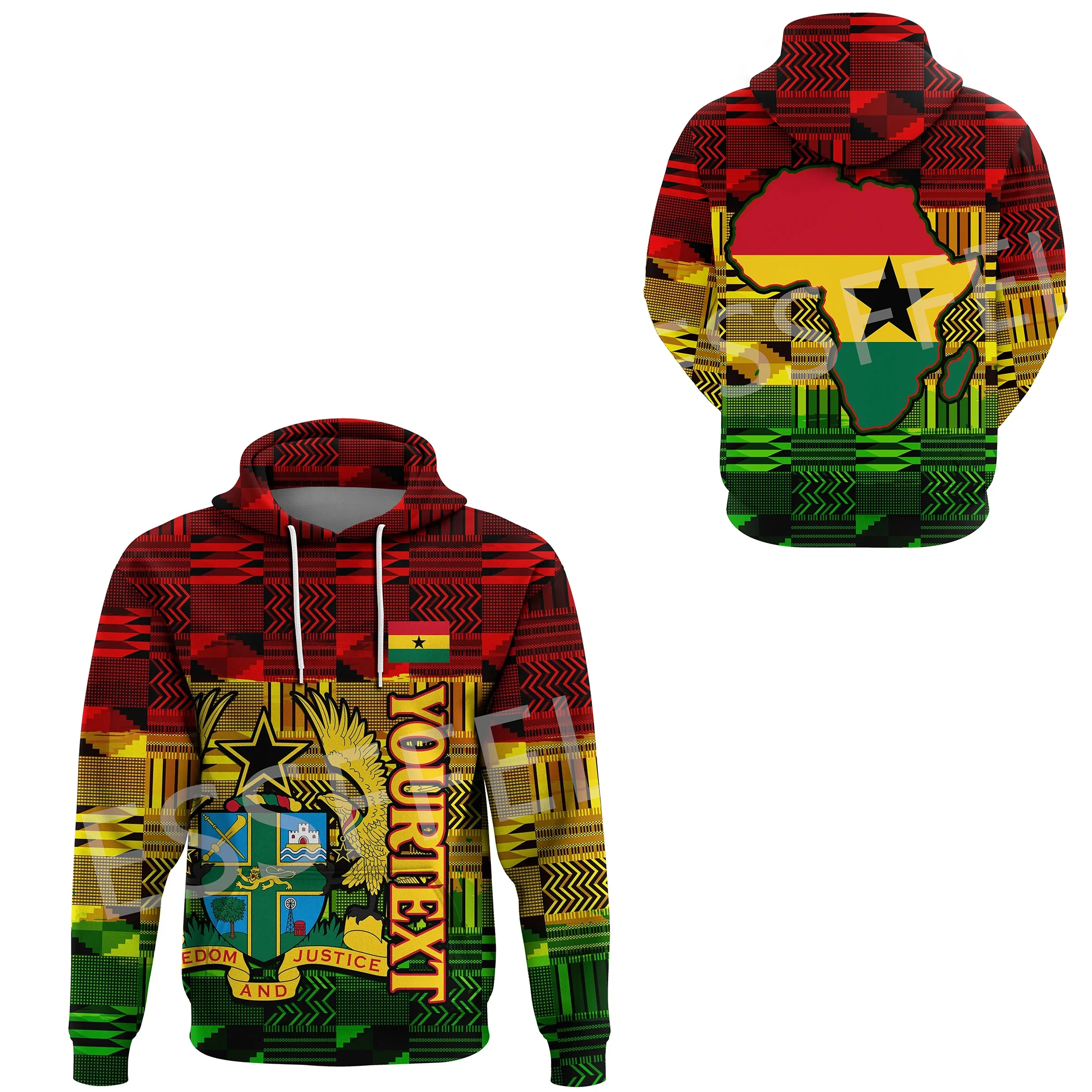 Top Trends: NewFashion Africa Country Kente Ghana Tattoo Retro Culture Tracksuit 3DPrint Men / Women Unisex Casual Pullover Jacket Hoodies 11X Shoppable Styles