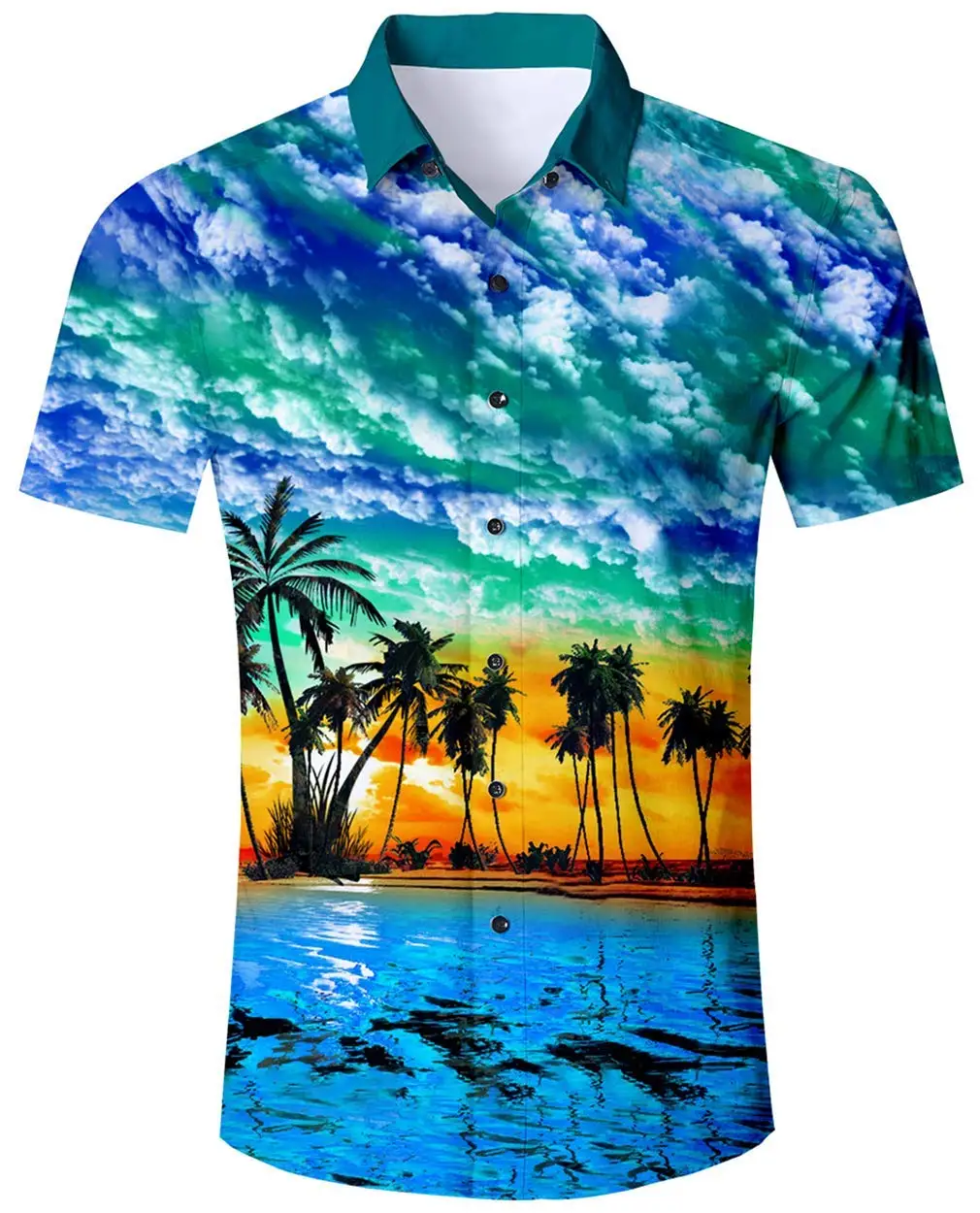 Top Trends: Summer Men's Shirts Fancy Print Hawaiian Shirt Casual Short Sleeve T-shirts Outfits For Wear Button Down Hawaii Vintage Clothes Shoppable Styles