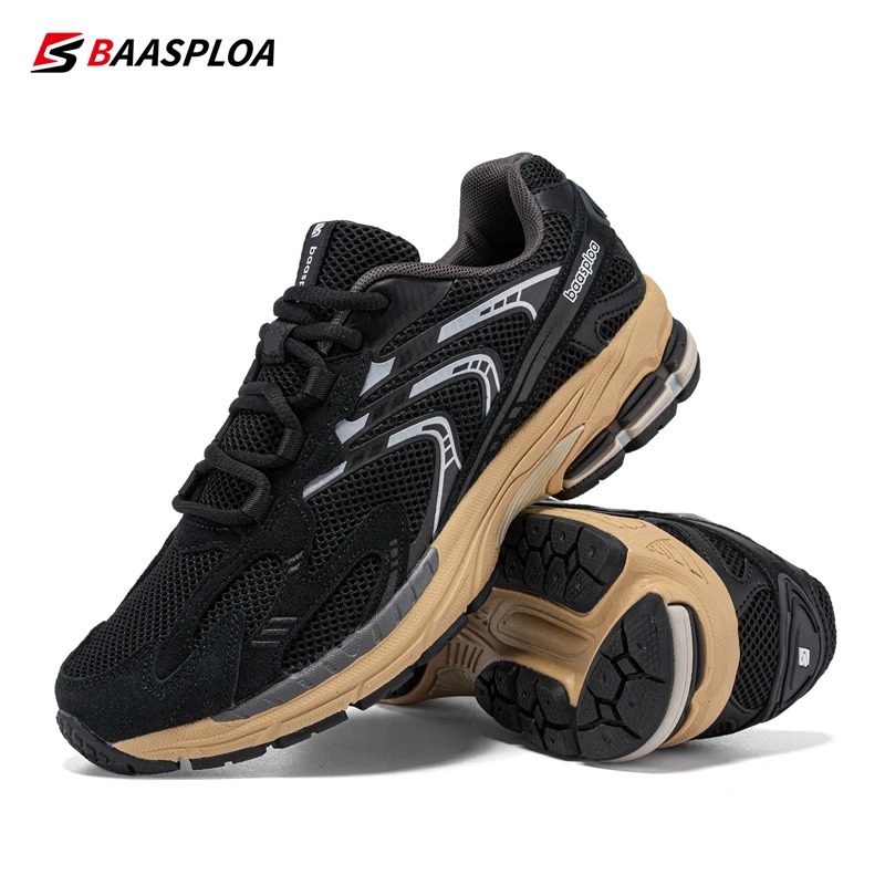 Top Trends: 2024 Baasploa Men Sport Shoes Comfort Lightweight Running Shoes For Men New Mesh Breathable Casual Sneakers Male Shoppable Styles