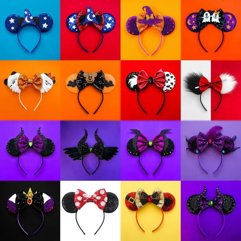 Top Trends: Disney Pluto Ears Headbands For Women Carnival Cosplay Goofy Hat Hairband Girls Sequins Bow Bone Hair Accessories Adult Kid Gift Shoppable Styles - Image 4