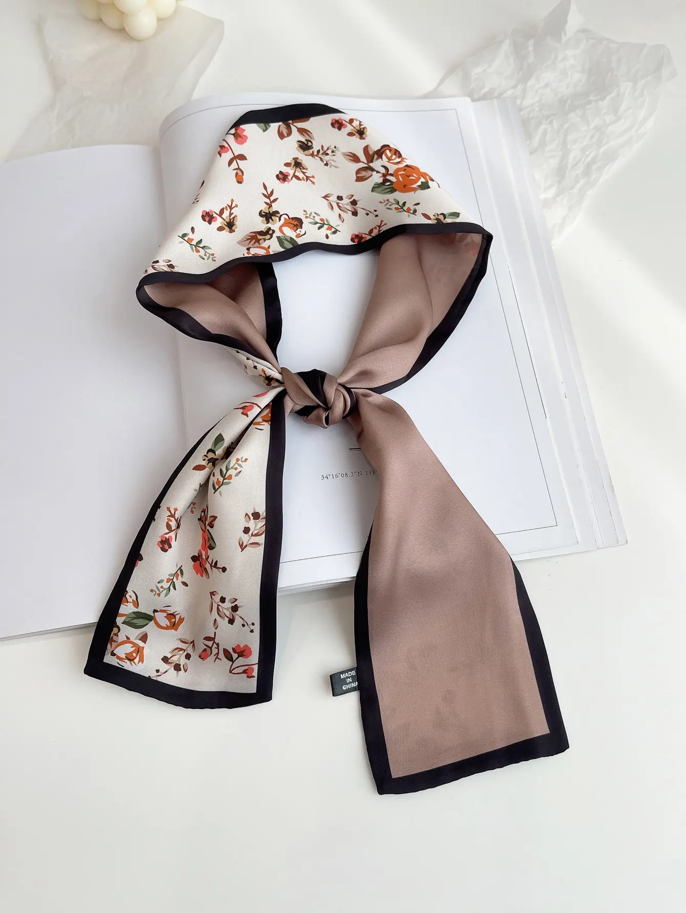 Top Trends: NEW Fashion Print Hair Ribbon Scarf Women Neck Tie Bag Scarfs Satin Silk Skinny Headscarves Ladies Foulard Floral Bands Shoppable Styles - Image 2