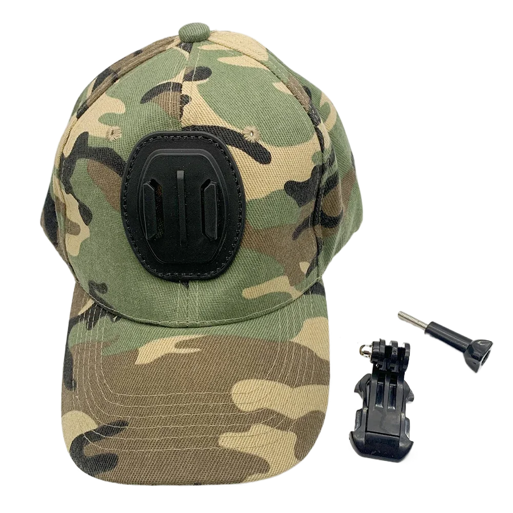 Top Trends: Camouflage Baseball Cap For GoPro Hero 11 10 9 8 7 Xiaomi Sjcam EKEN DJI Action Camera Accessory Outdoor Sports Hat Adjustable Shoppable Styles - Image 2