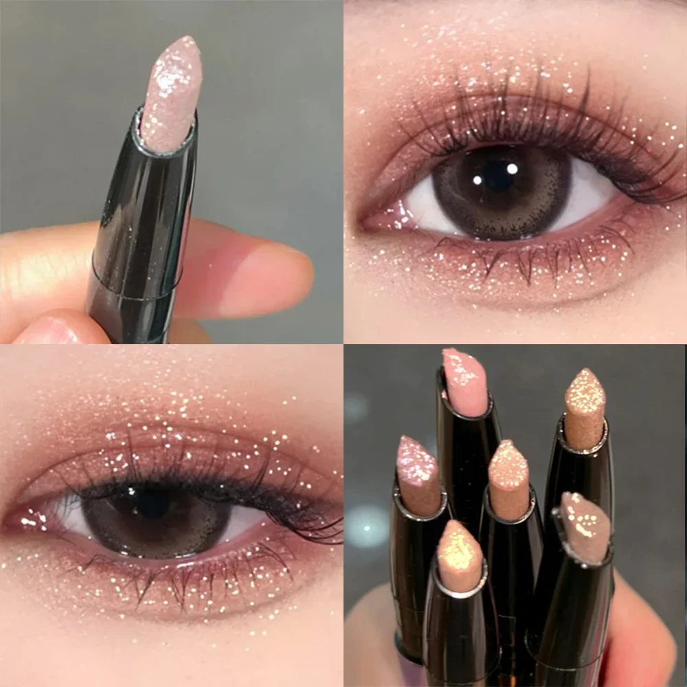 Top Trends: 6 Colors Pearlescent Eyeshadow Pencil Waterproof Long Lasting Glitter Shimmer Eye Shadow Pen Eyeliner Stick Eyes Makeup Tools Shoppable Styles