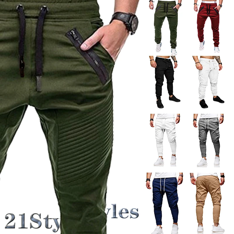 Top Trends: 2023 Fashion New Men's Outdoor Sports Pants Jogging Harem Pants Casual Fitness Trousers Sweatpants Shoppable Styles