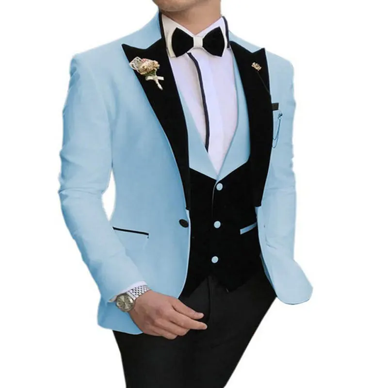 Top Trends: New Casual Men&#039;s Suit Business Slim Groom Best Man Tuxedo Three-piece Wedding Suit PROM Plus Size Suit Wedding Suits For Men Shoppable Styles