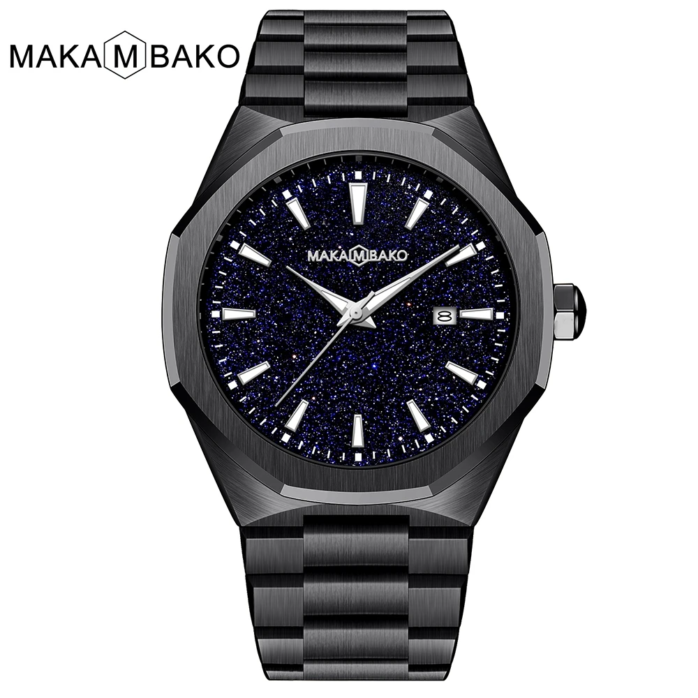 Top Trends: Japanese Movement High Quality Mens Business Watch Minimalist Style Stainless Steel Leisure Quartz Clock Luminous Black Watches Shoppable Styles