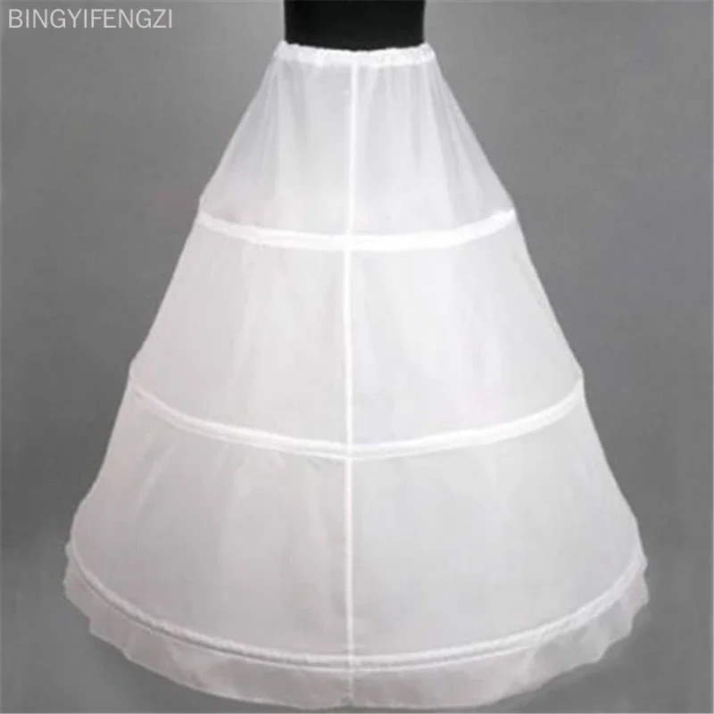 Top Trends: White 3-HOOP Ball Gown BONE FULL CRINOLINE PETTICOAT WEDDING SKIRT SLIP Wedding Dress Skirt Support New 2021 Shoppable Styles