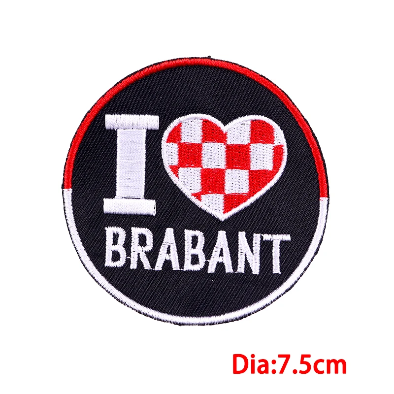 Top Trends: Netherland Brabant Carnaval Embroidery Patch Applique Iron On Patches For Clothing Sticker Kruikenstad Peeënrijk Party Emblem Shoppable Styles - Image 4