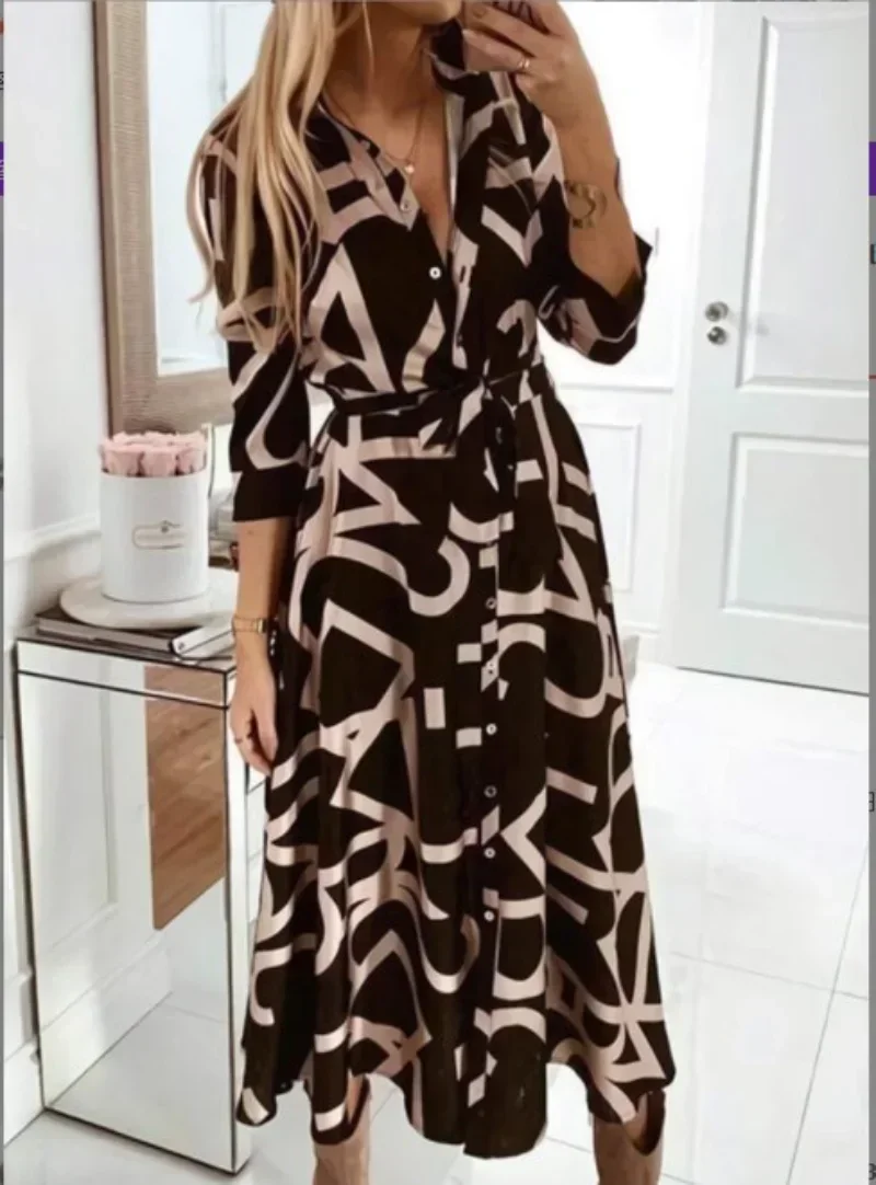 Top Trends: Dresses For Women 2023 Long Sleeve Prom Elegantes Spring Autumn Party Evening Dress Fashion Print Clothing Vestidos Para Mujer Shoppable Styles