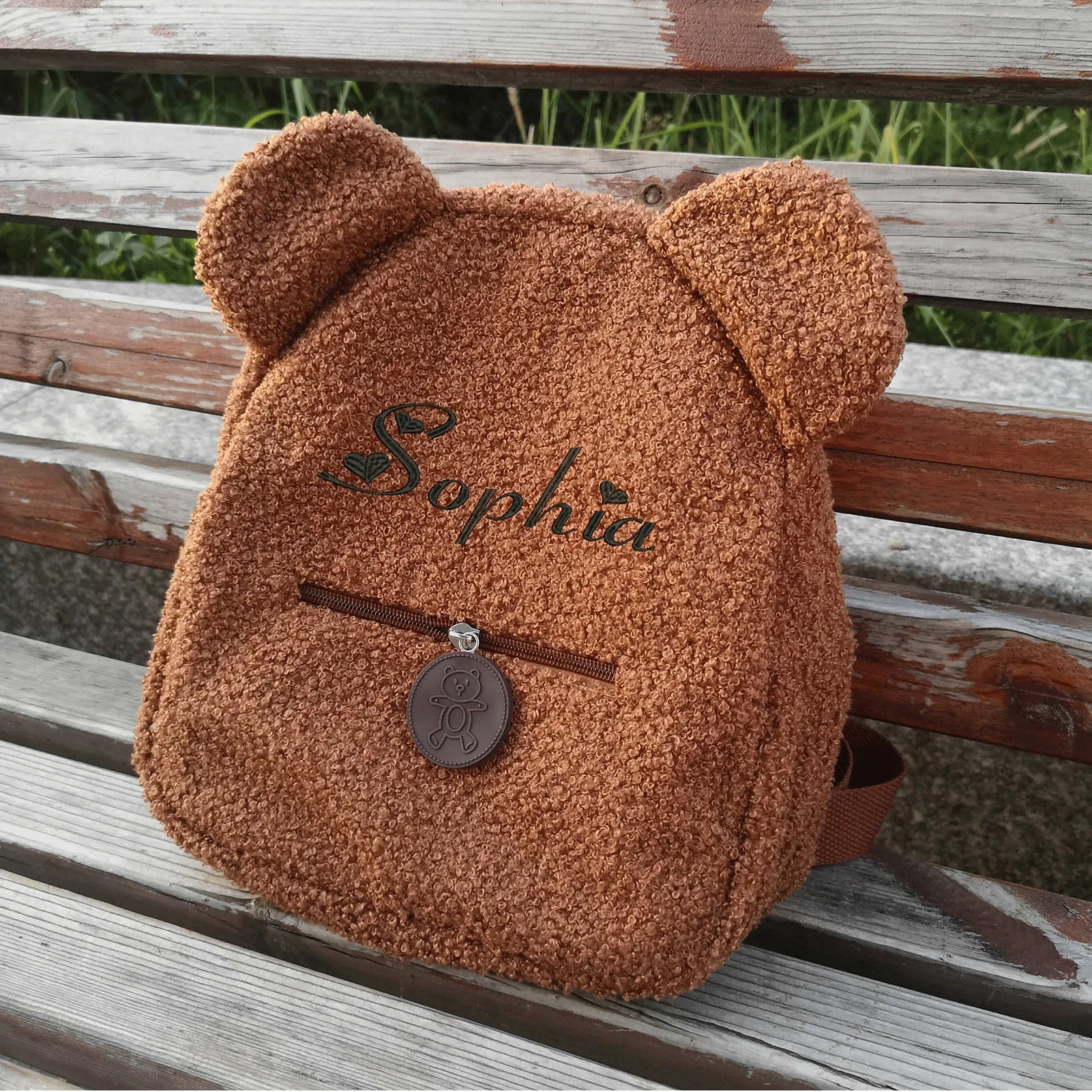 Top Trends: Personalized Embroidered Backpack Plush Bear Shoulder Bag Teddy Bear Kids Backpack Cute Animal Soft Plush Mini Backpack School Shoppable Styles