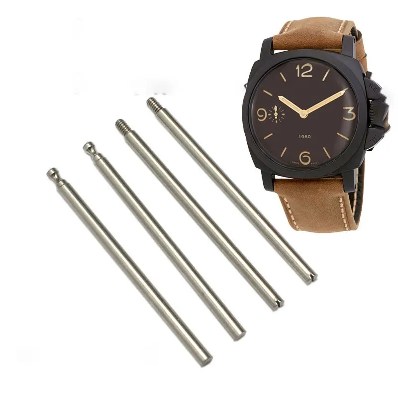 Top Trends: 2pcs 24.5mm To 32.1mm Watch Band Strap Accessories Fit Panerai Watch Stainless Steel Screw Parts Watch Strap Screw Tube Bar Shoppable Styles