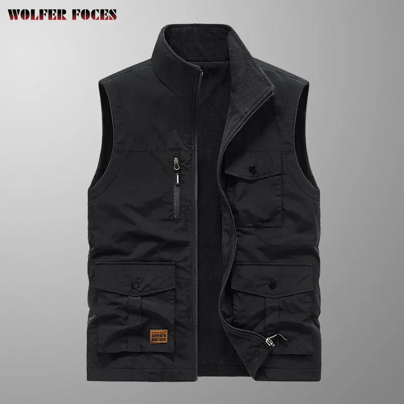 Top Trends: MAN VEST Tactical Men Fishing Clothing Golf Military Camping Men&#039;s Multi-pocket Waist Coat Hunting Mesh Vests Professional Mens Shoppable Styles