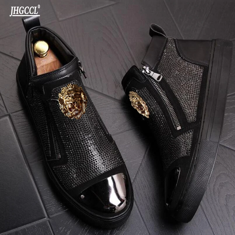 Top Trends: New Luxury Men's Rhine SLATE Shoes Brand Designer High-end Large Size Flat Casual Shoes Zapatos Hombre Men's Casual Shoes A4 Shoppable Styles - Image 3