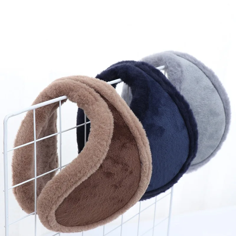 Top Trends: Winter Plush Thickening Earmuffs Ear Warmer Women Men Cold Proof Fashion Solid Color Earflap Outdoors Soft Protection Ear-Muffs Shoppable Styles - Image 6