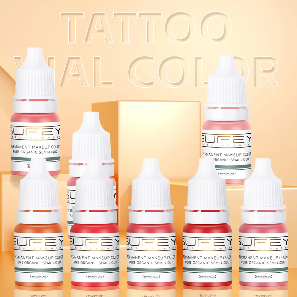 Top Trends: 8ml Lip Tint Microblading Ink For Pmu Machines Permanent MakeUp Eyebrow Pigment Tattoo Inks Nano Art Supplies Shoppable Styles