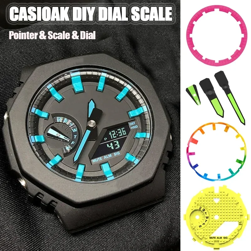 Top Trends: Casioak Luminous Hour Marker For GA2100 GA2110 Dial Ring DIY Watch Scale Ring Index Modification Dial Watch Accessories Shoppable Styles