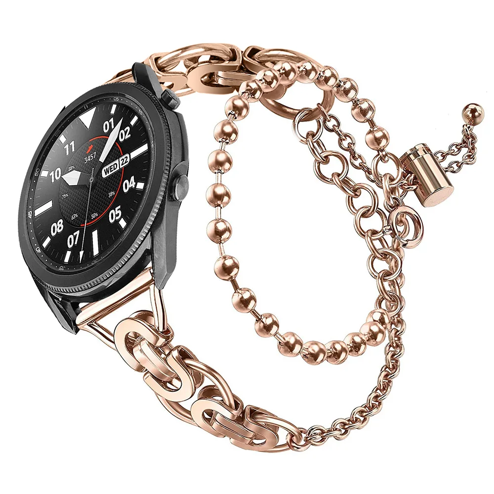 Top Trends: 20mm 22mm Adjustable Strap For Samsung Galaxy Watch 6 5 Pro 4 Classic Band 40mm 44mm 45mm 42mm 43mm 47mm Active 2 Metal Bracelet Shoppable Styles