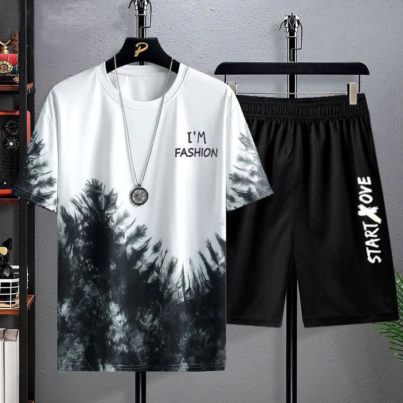 Top Trends: New Men Tracksuits 3d Printed Summer 2 Pieces Tops And Shorts Suit Man Clothes Set Fashion Jogger Outfit Oversized Men Costume Shoppable Styles