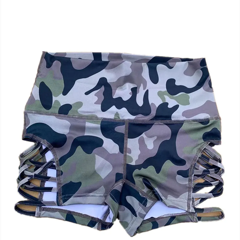 Top Trends: 2023 Summer Camo Shorts Women Gym Sports Yoga Shorts Fitness Workout Push Up Leggings Seamless High Waist Running Short Pants Shoppable Styles - Image 5