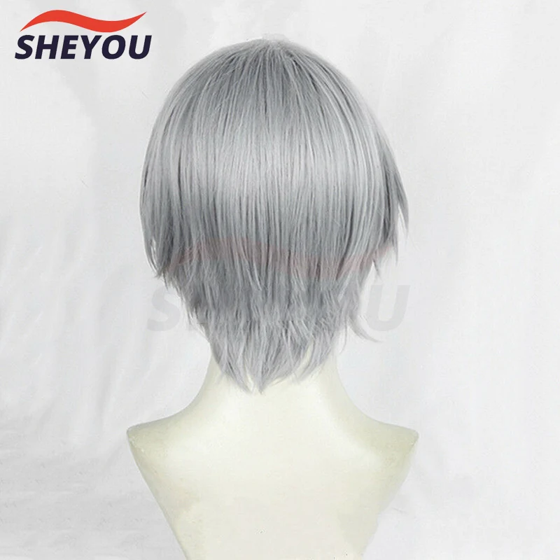 Top Trends: New Game Dante Cosplay Wig Short Silver Hair Heat Resistant Cosplay Costumes Halloween Cos Hair Wigs + Wig Cap Shoppable Styles - Image 4