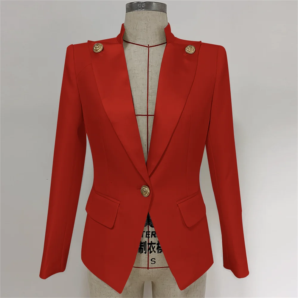 Top Trends: Stylish Red Women's Single Button Blazer New Arrival 2024 - Elegant And Sophisticated Look Customized Suit Shoppable Styles