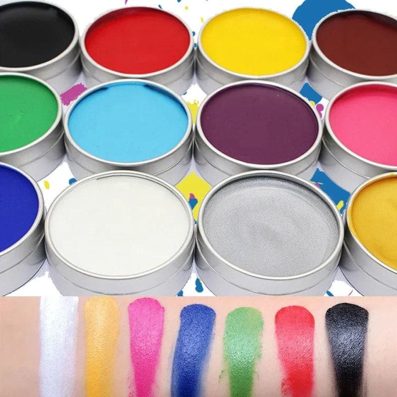 Top Trends: Wholesale Body Face Paint 7 Colors Art Painting For Party Halloween Fancy Color Body Paint Bulk Make Up Festival Pintura Facial Shoppable Styles