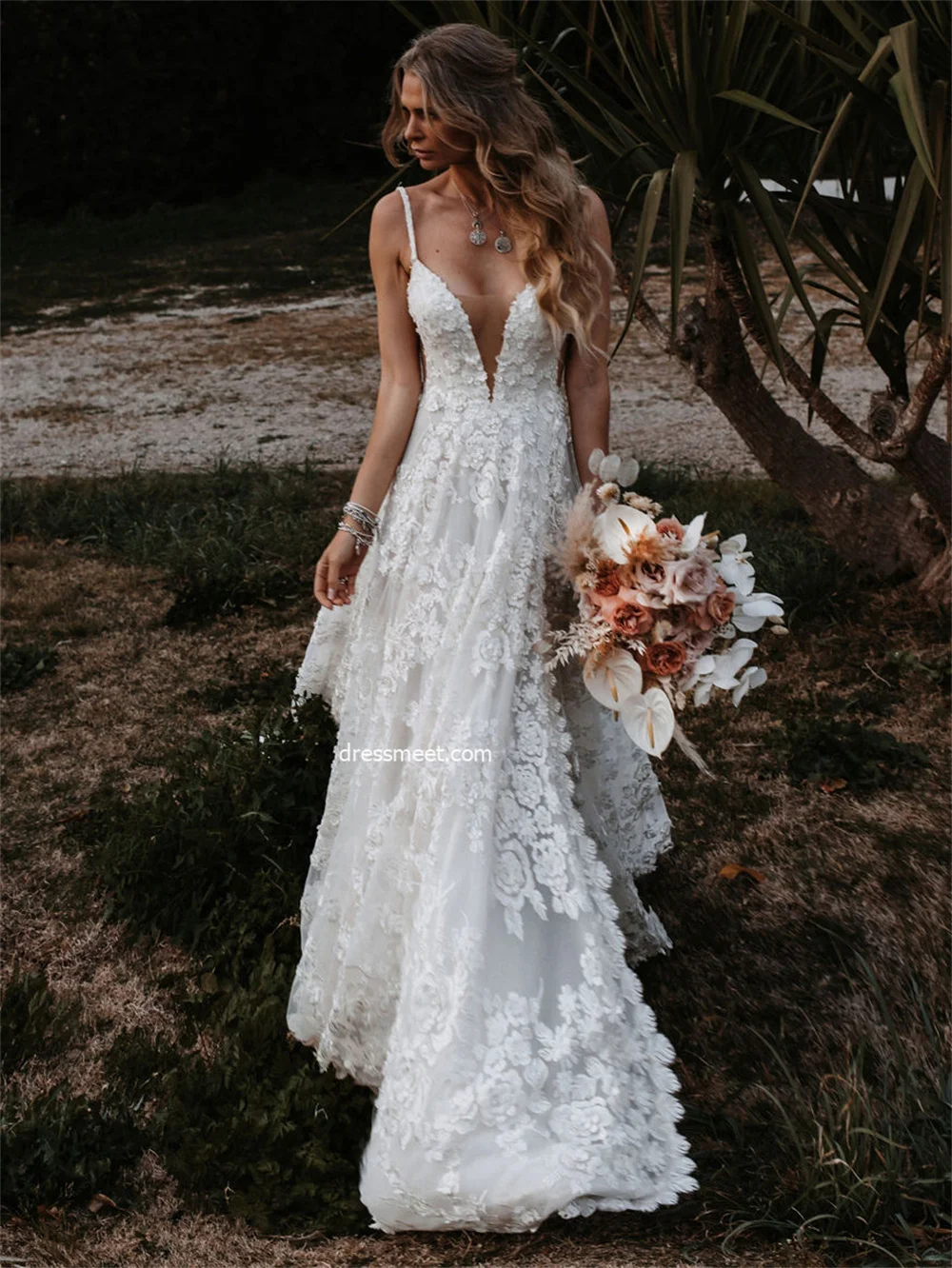 Top Trends: Exqusite Mermaid Wedding Dresses Sleeveless Bridal Gowns V Neck Bride Robes New Sexy Backless Spaghetti Straps Vestidos De Novia Shoppable Styles - Image 3