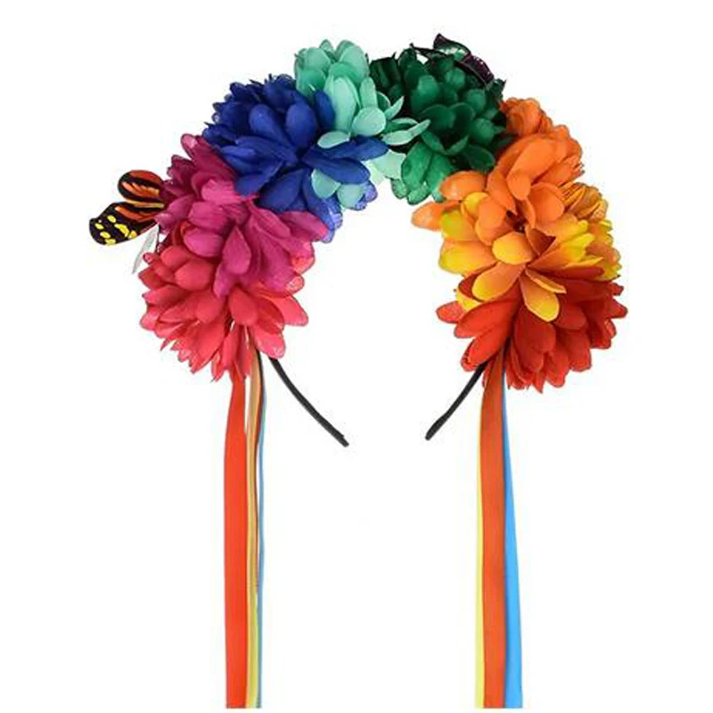 Top Trends: Mexican Flower Crown Headband Halloween Party Costume Dia De Los Muertos Headpiece Shoppable Styles