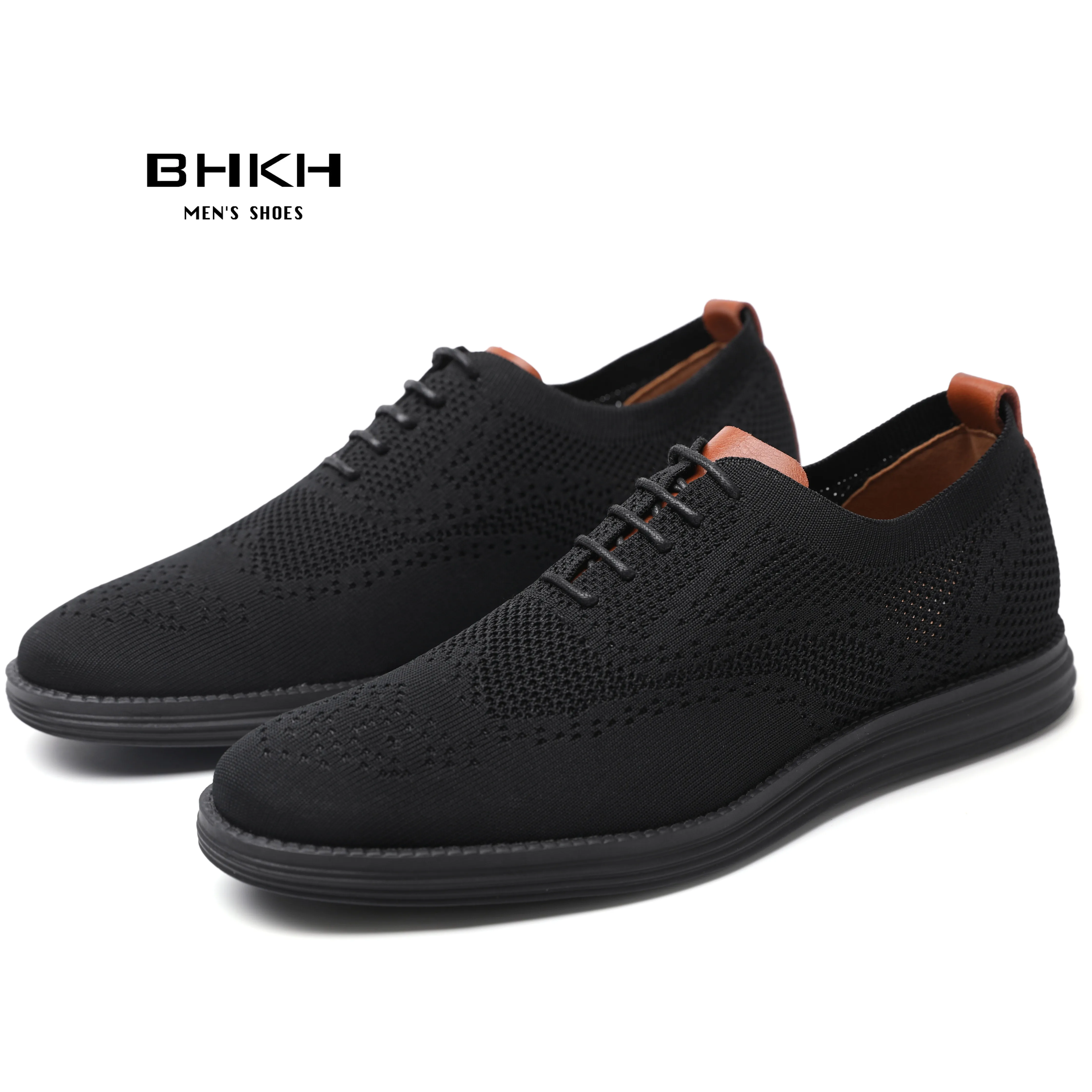 Top Trends: BHKH Male Sneakers Summer Knitted Mesh Casual Shoes Lightweight Casual Shoes Breathable Walking Footwear Shoes For Men Shoppable Styles